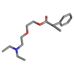 Sinecod Depo 50 mg 10 Tablet (Butamirat Sitrat) Kimyasal Yapısı (3 D)
