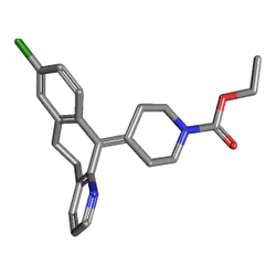 Histadin 10 mg 10 Tablet () Kimyasal Yapısı (3 D)