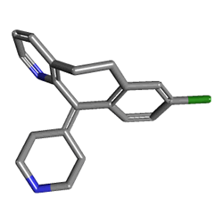Deslair 5 mg 20 Tablet (Desloratadin) Kimyasal Yapısı (3 D)